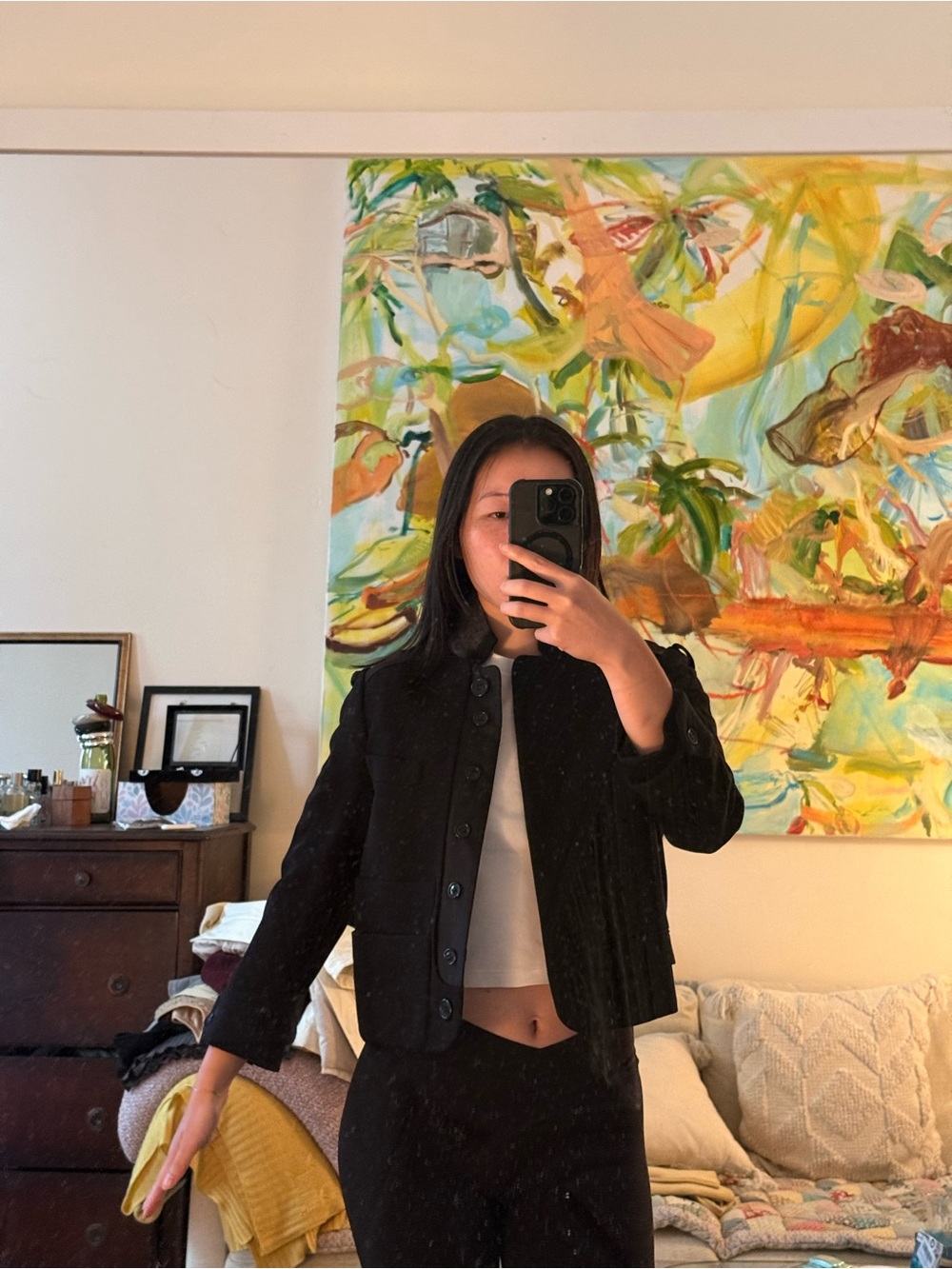 Vintage Chloe wool military jacket size 36/US 2-4 - Picture 4 of 5